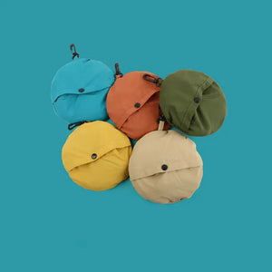 Smokie Green Camper Bucket Hat with Carrying Pouch