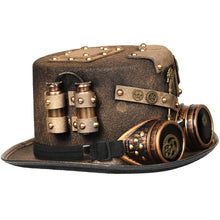 Load image into Gallery viewer, Remnant Tinkerer Top Hat With Goggles
