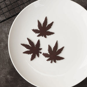 Silicone Cannabis Leaf Chilling Tray