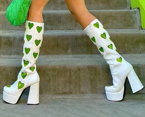 Love Heart Fashion Boots