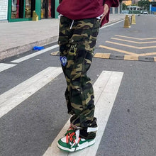 Load image into Gallery viewer, Smokie Green Camo Fashion Trousers
