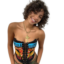 Load image into Gallery viewer, InHalen&#39; Smokie Corset Fashion Top
