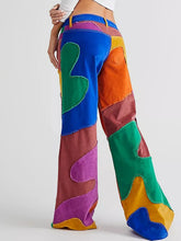 Load image into Gallery viewer, Smokie Sunshine Rainbow Plaid Pants
