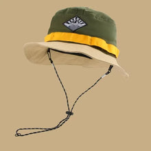 Load image into Gallery viewer, Smokie Green Camper Bucket Hat with Carrying Pouch
