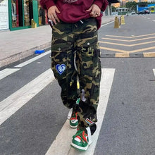 Load image into Gallery viewer, Smokie Green Camo Fashion Trousers
