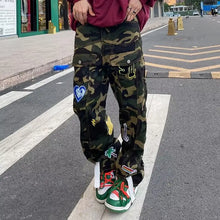 Load image into Gallery viewer, Smokie Green Camo Fashion Trousers
