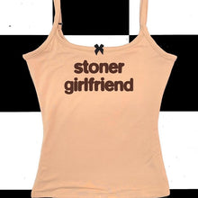 Load image into Gallery viewer, Stoner Girlfriend Spaghetti Strap Crop Top
