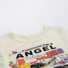 Load image into Gallery viewer, Smokie Angel VIP Day Dreamer Crop Tee
