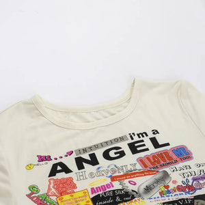 Smokie Angel VIP Day Dreamer Crop Tee