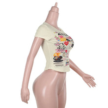 Load image into Gallery viewer, Smokie Angel VIP Day Dreamer Crop Tee
