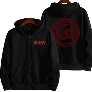 Raw Premium Zip-Up Hoodie