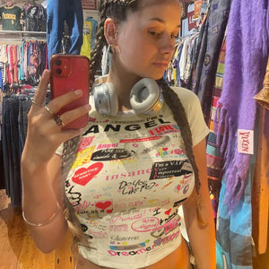 Smokie Angel VIP Day Dreamer Crop Tee