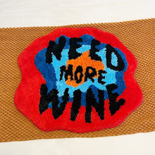 Load image into Gallery viewer, More Wine Plush Rug
