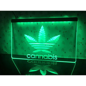 Smokie Cannabis Neon LED LIght