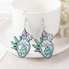 Load image into Gallery viewer, Potion Leaf Fashion Earrings
