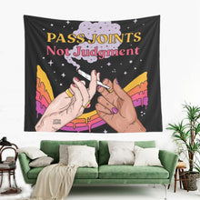 Load image into Gallery viewer, Puff Pass Relax Smokie Tapestry, Beach Throw

