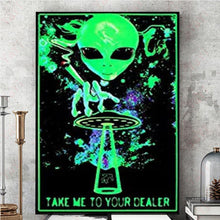 Load image into Gallery viewer, Take Me to Your Dealer Unframed Silk Canvas Poster
