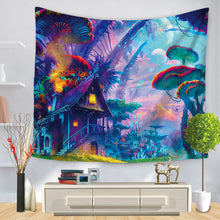 Load image into Gallery viewer, My Self Reliance Mushroom Forest Tapestry
