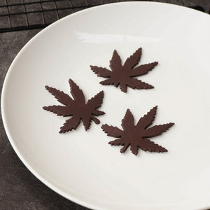 Silicone Cannabis Leaf Chilling Tray