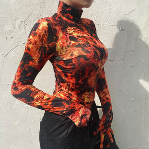 Flame-On Bodysuit
