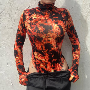 Flame-On Bodysuit