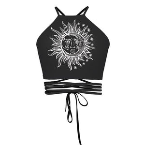 Moon and Sun Fashion String Crop Top Collection (2 styles)