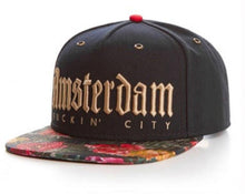 Load image into Gallery viewer, Amsterdam City Floral Leaf Brim Collector&#39;s Snapback
