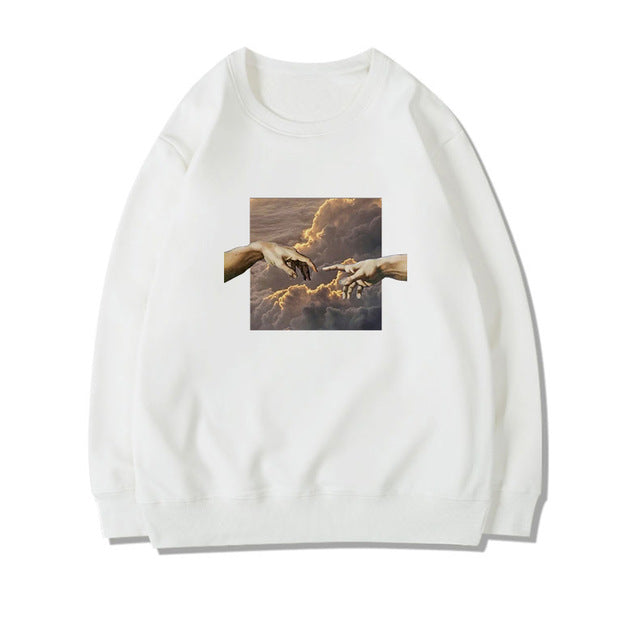 High In the Clouds With You Solemn Skies Sweatshirt