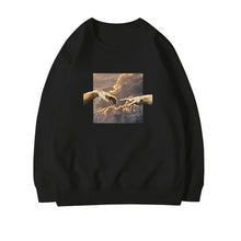 Load image into Gallery viewer, High In the Clouds With You Solemn Skies Sweatshirt
