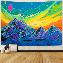 Load image into Gallery viewer, Extra Large Trippy Landscape Tapestry
