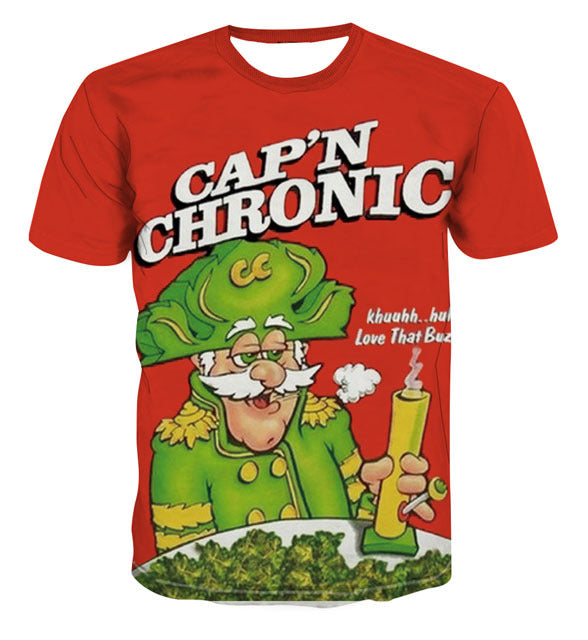 Cap'n Chronic Breakfast Tshirt
