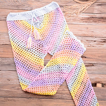 Load image into Gallery viewer, Hand Crocheted Beach Top and Pants Set
