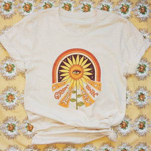 Grow Your Own Way Vintage Hippie Tshirt