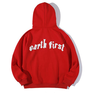 Earth First Canna Power Peace Hoodie Jacket