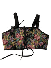 Load image into Gallery viewer, Floral Corset Strap Top
