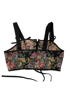 Floral Corset Strap Top