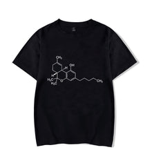 Load image into Gallery viewer, THC Molecule Glow In The Dark Tshirt

