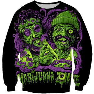 Cheech Chong Bing Bong Weed Zombies Exclusive Sweatshirt