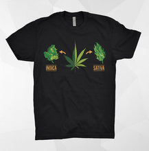 Load image into Gallery viewer, Indica Vs. Sativa Tshirt
