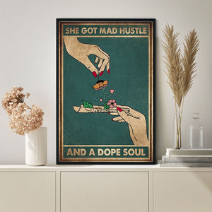 Blunt of Life Cotton Canvas Poster