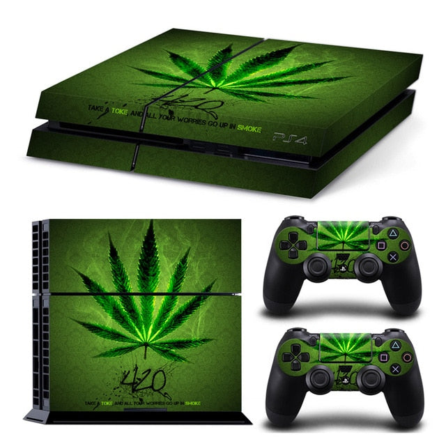 PS4 Skin Vinyl Decal Sticker Console+2Pcs Controller Gamepad Stickers (Many options for you to choose from)