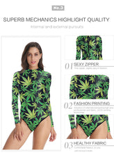 Load image into Gallery viewer, Kush Queen Long Sleeve Bodysuit/Swimsuit
