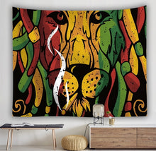Load image into Gallery viewer, Rasta Lion Tapestry
